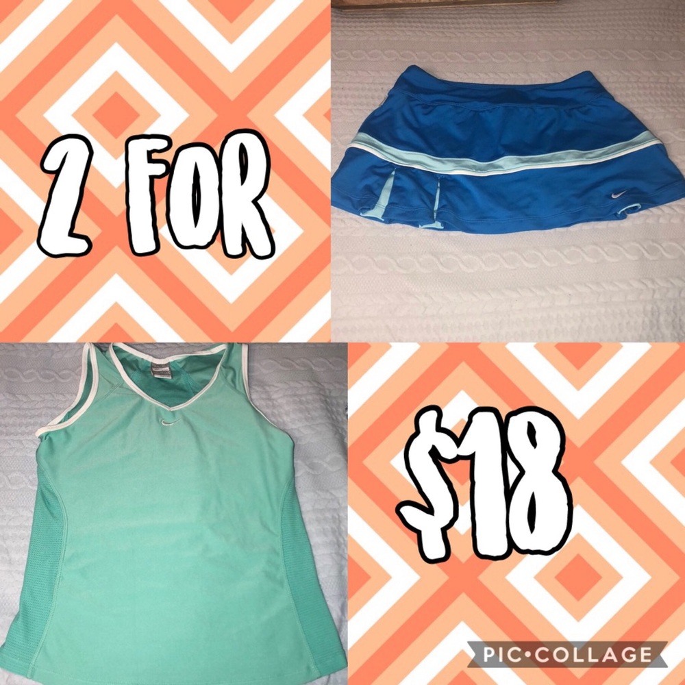 Nike tank top and skirt for $18!